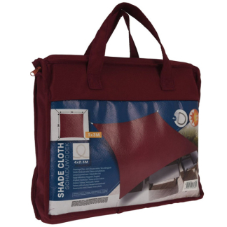 Gardalux Schaduwdoek vierkant | Gardalux | 3 x 3 meter (Waterafstotend, Donkerrood) C46400740 K170103457