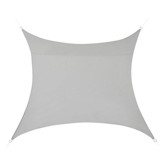 Gardalux Schaduwdoek vierkant | Gardalux | 3 x 3 meter (Waterafstotend, Grijs) C46400410 K170104660 - 1