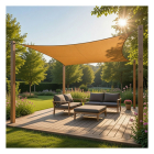 Gardalux Schaduwdoek vierkant | Gardalux | 3 x 3 meter (Waterafstotend, Okergeel) C46400750 K170103456 - 3