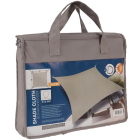 Gardalux Schaduwdoek vierkant | Gardalux | 3 x 3 meter (Waterafstotend, Taupe) C46400710 K170103458 - 1