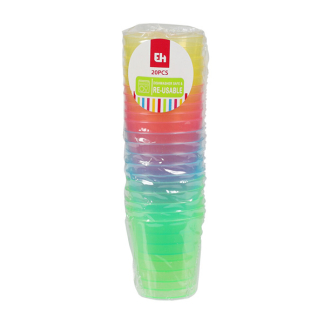 Gardalux Shotglas | 20 stuks (Meerdere kleuren) 178000650 K170105251