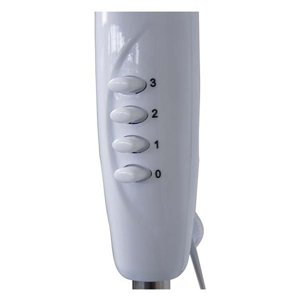 Gardalux Staande ventilator + USB ventilator |  Ø 40 + 10 cm (3 standen, Verstelbaar, Wit/Zwart)  K170104137 - 2