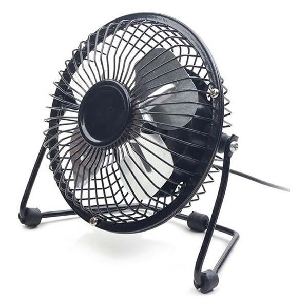 Gardalux Staande ventilator + USB ventilator |  Ø 40 + 10 cm (3 standen, Verstelbaar, Wit/Zwart)  K170104137 - 4