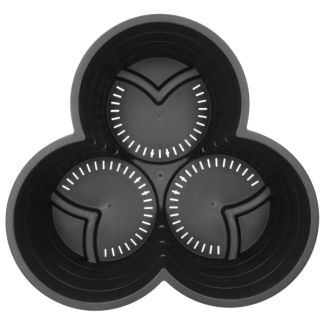 Gardalux Stapelbare bloempot | Gardalux | 40 x 42 x 21 cm | 4 stuks (Antraciet, 3 voudig, Kunststof) Y54201210 K170105377 - 3