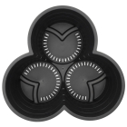 Gardalux Stapelbare bloempot | Gardalux | 40 x 42 x 21 cm | 4 stuks (Antraciet, 3 voudig, Kunststof) Y54201210 K170105377 - 3