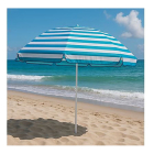 Gardalux Strand parasol | Lifetime Garden | Ø 170 x 205 cm (Blauw gestreept, Rond) 50294 K170105160 - 3