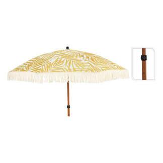 Gardalux Strandparasol | Gardalux | Ø 180 cm (Bladerenprint, Rond) X11000420 K170105341 - 4