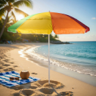 Gardalux Strandparasol | Gardalux | Ø 220 cm (Multi, UPF 50+) X12000060 K170105975 - 3