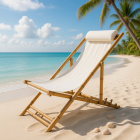 Gardalux Strandstoel | Gardalux | 112 x 60 x 80 cm (Inklapbaar, Verstelbaar, Crème) VM4000030 K170105943 - 2