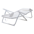 Gardalux Strandstoel | Gardalux | 42 x 47 x 78 cm (Inklapbaar, Wit) LF4000130 K170105937 - 2