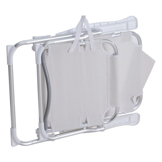 Gardalux Strandstoel | Gardalux | 42 x 47 x 78 cm (Inklapbaar, Wit) LF4000130 K170105937 - 3