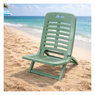 Gardalux Strandstoel | Gardalux | 62 x 40 x 63 cm (Inklapbaar, Groen)  K170106348 - 2