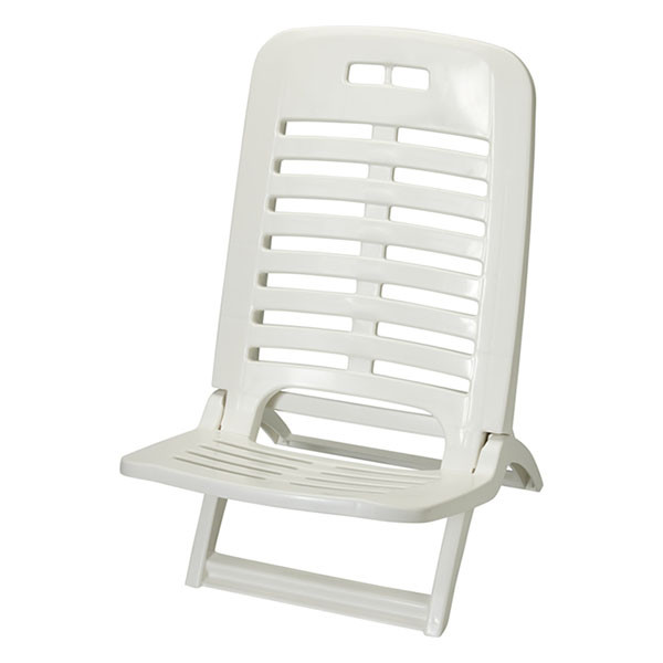 Gardalux Strandstoel | Gardalux | 62 x 40 x 63 cm (Inklapbaar, Wit)  K170106346 - 1
