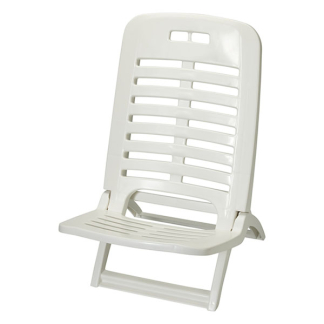 Gardalux Strandstoel | Gardalux | 62 x 40 x 63 cm (Inklapbaar, Wit)  K170106346