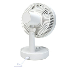 Gardalux Tafelventilator | Gardalux | Ø 13 cm (Oplaadbaar, USB, Wit) 109000520 K170105826 - 3