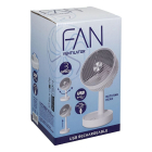 Gardalux Tafelventilator | Gardalux | Ø 13 cm (Oplaadbaar, USB, Wit) 109000520 K170105826 - 4