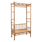 Gardalux Tuinbank | Gardalux | 116 x 54 x 220 cm (Pergola, Bamboe) VM4000210 K170105912 - 2