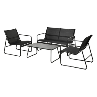 Gardalux Tuinset | Gardalux | 4-delig (Metaal, Polyester, Zwart) X99001650 K170105278 - 1