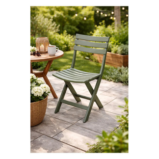 Gardalux Tuinstoel | Gardalux | 44 x 41 x 78 cm (Inklapbaar, Groen) 042990370 K170105275 - 2