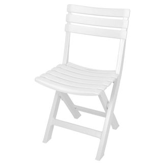 Gardalux Tuinstoel | Gardalux | 44 x 41 x 78 cm (Inklapbaar, Wit) 042980650 K170105276