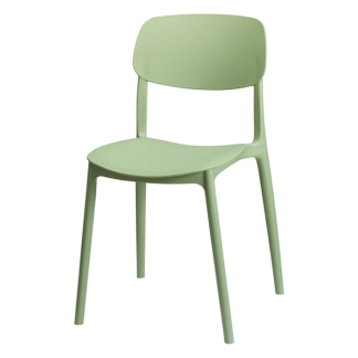 Gardalux Tuinstoel | Gardalux | 51 x 39 x 79 cm (Stapelbaar, UV-bestendig, Kunststof, Groen) LF3000040 K170105936 - 1