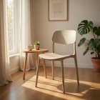 Gardalux Tuinstoel | Gardalux | 51 x 39 x 79 cm (Stapelbaar, UV-bestendig, Kunststof, Taupe) LF3000030 K170105935 - 2