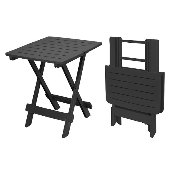 Gardalux Tuintafel | Gardalux | 44 x 44 x 50 cm (Inklapbaar, Antraciet) 42980290 K170104744 - 3