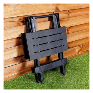 Gardalux Tuintafel | Gardalux | 44 x 44 x 50 cm (Inklapbaar, Antraciet) 42980290 K170104744 - 5