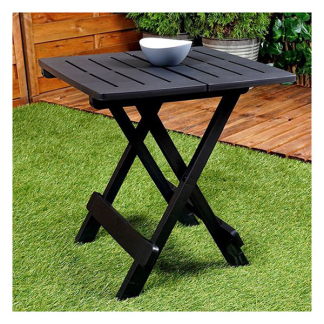 Gardalux Tuintafel | Gardalux | 44 x 44 x 50 cm (Inklapbaar, Antraciet) 42980290 K170104744 - 4