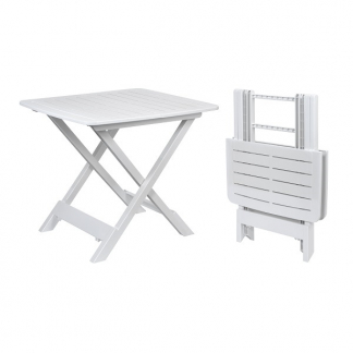 Gardalux Tuintafel | Gardalux | 44 x 44 x 50 cm (Inklapbaar, Wit) 42380000 K170104746 - 1