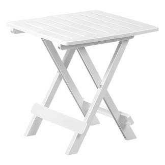 Gardalux Tuintafel | Gardalux | 44 x 44 x 50 cm (Inklapbaar, Wit) 42380000 K170104746 - 1