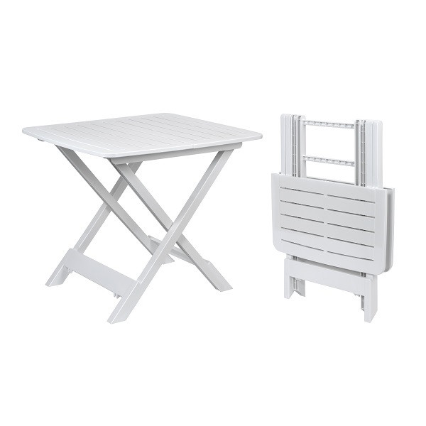 Gardalux Tuintafel | Gardalux | 72 x 79 x 70 cm (Inklapbaar, Wit) 42380010 K170104745 - 2