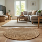 Gardalux Vloerkleed | Gardalux | Ø 80 cm (Gevlochten, Zeegras) 435100100 K170105899 - 3