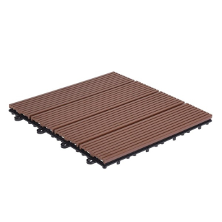 Gardalux Vlondertegels | Gardalux | 30 x 30 cm (6 stuks, Waterafvoer, Houtcomposiet) X64000010 K170104751 - 2