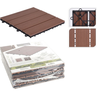 Gardalux Vlondertegels | Gardalux | 30 x 30 cm (6 stuks, Waterafvoer, Houtcomposiet) X64000010 K170104751 - 3