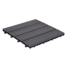 Gardalux Vlondertegels | Gardalux | Grijs (6 stuks, Waterafvoer, Houtcomposiet) X64000020 K170104752 - 2