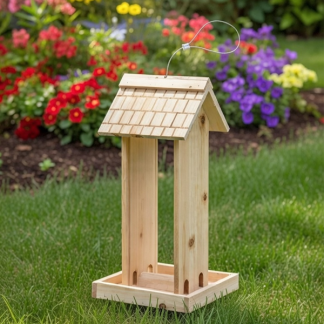 Gardalux Voederhuisje | Gardalux | 17 x 17 x 38 cm (Hangend, Hout) VH1000820 K170105863 - 2