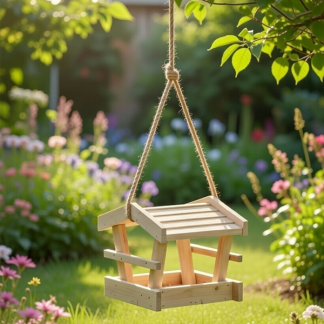 Gardalux Voederhuisje | Gardalux | 19 x 19 x 16 cm (Hangend, Hout) VH2000460 K170105866 - 3