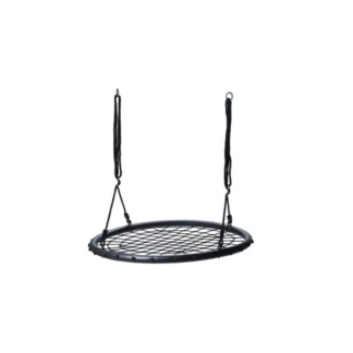 Gardalux Vogelnest schommel | Ø 100 cm (Hoogte verstelbaar, 100 kg, Zwart) 491141220 K170103233