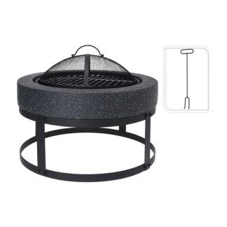 Gardalux Vuurschaal | Gardalux | ø 50.5 x 37 cm (Grill, Zwart) CM7000260 K170103364