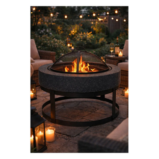 Gardalux Vuurschaal | Gardalux | ø 50.5 x 37 cm (Grill, Zwart) CM7000260 K170103364 - 4