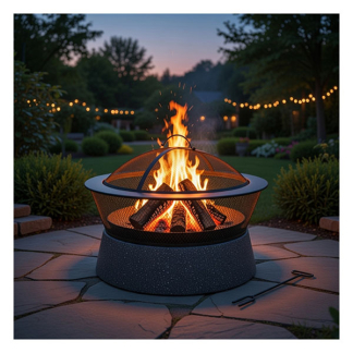 Gardalux Vuurschaal | Gardalux | ø 54.5 x 38 cm (Grill, Zwart) CM7000270 K170103365 - 3