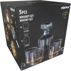 Gardalux Whiskey set | Gardalux | 5-delig (Incl. karaf, Glas) 871125243592 K170511339 - 3