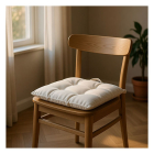 Gardalux Zitkussen | Gardalux | 40 x 40 x 6 cm (Katoen, Wit) A35993370 K170104987 - 2