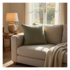 Gardalux Zitkussen | Gardalux | 45 x 45 cm (Rits, Katoen, Groen) A35993430 K170104991 - 2