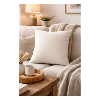 Gardalux Zitkussen | Gardalux | 56 x 56 cm (Rits, Katoen, Wit) A35993470 K170104993 - 2