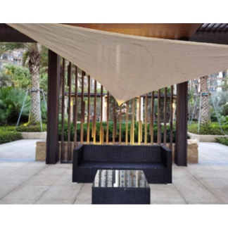 Garden Furniture Schaduwdoek driehoek | Garden Furniture | 3 x 3 x 3 meter (LED, Batterijen, Wit) 899179 K170104853 - 5
