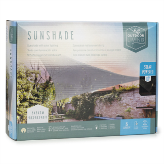 Garden Furniture Schaduwdoek driehoek | Garden Furniture | 3 x 3 x 3 meter (LED, Zonnepaneel, Grijs) 899189 K170104854 - 5