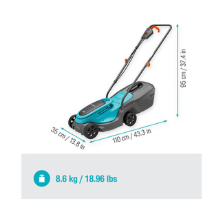 Gardena Accu grasmaaier | Gardena | PowerMax | 30 cm (3 maaistanden, Opvangbak, Incl. accu en lader) 14630-20.000.00 K170106351 - 3