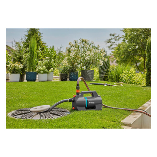 Gardena Besproeiingspomp | Gardena 5000 Silent | 5000 ltr/u (550W, 3.7 bar, Regenbestendig) 09080-20.000.00 K170114258 - 4